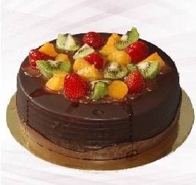 Meyve ve Çikolata Şöleni 6-9 Kişilik Zengin Tatlı Pasta